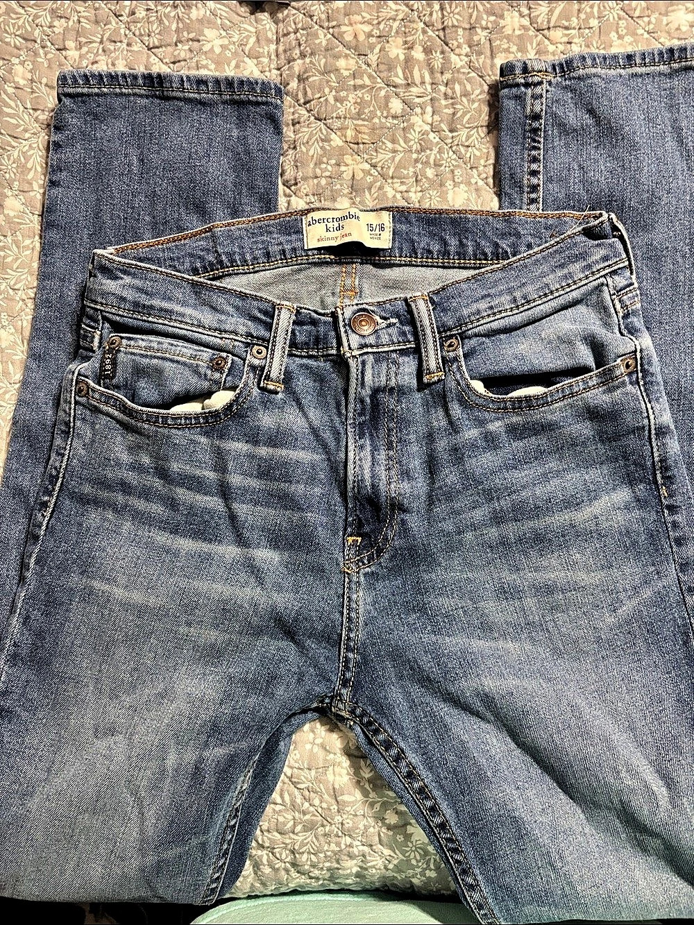 Abercrombie Kids Skinny Jean Skinny Jeans Blue Boys 15/16